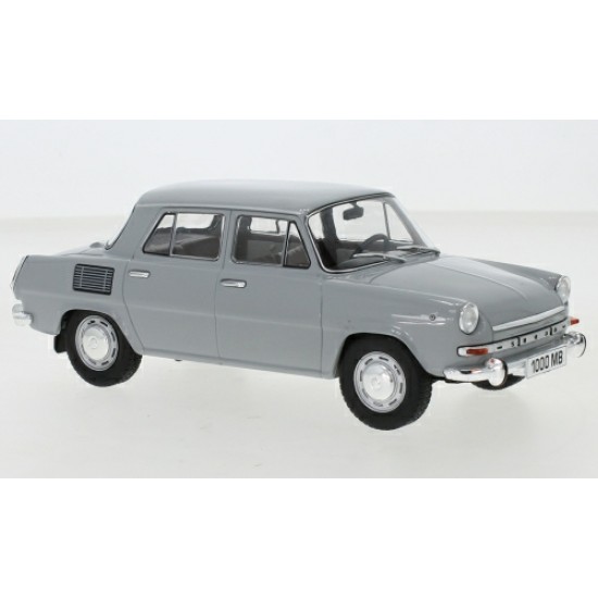 1/24 SKODA 1000 MB GREY/WHITE 1965