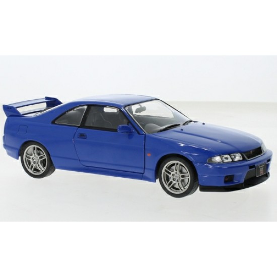 1/24 NISSAN SKYLINE GT-R (R33) BLUE 1997 WB124172-O