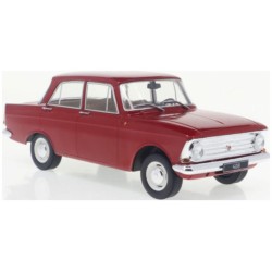 WBX124225 - 1/24 MOSKWITSCH 408 DARK RED 1966