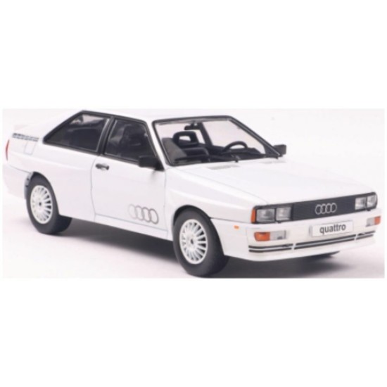 WBX124247 - 1/24 AUDI QUATTRO WHITE METALLIC 1981