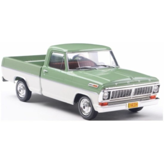 WBX124252 - 1/24 FORD F-100 PICK UP 1970 GREEN/WHITE