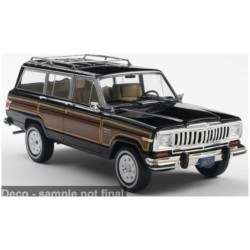 WBX124260 - 1/24 JEEP GRAND WAGONEER BLACK/WOOD PANEL 1981