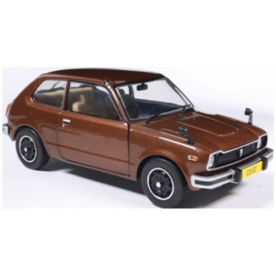 WBX124277 - 1/24 HONDA CIVIC BROWN 1972