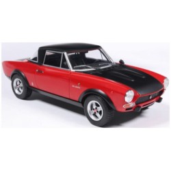 WBX124286 - 1/24 FIAT 124 ABARTH RED/BLACK 1974