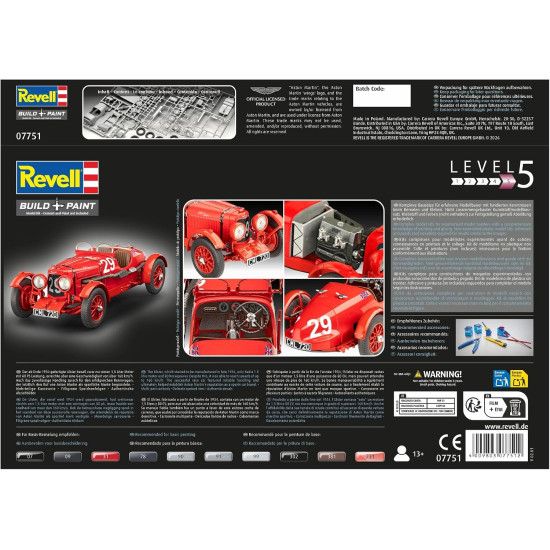 1/32 ASTON MARTIN ULSTER (REVELL CLASSICS) (PLASTIC KIT) 07751