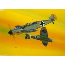 1/72 COMBAT SET BF109G-10 AND SPITFIRE (PLASTIC KIT) 1/72 COMBAT SET BF109G-10 AND SPITFIRE (PLASTIC KIT)