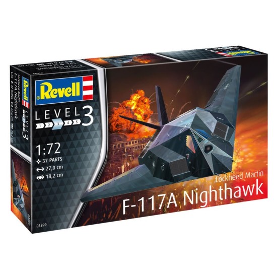 1/72 F-117 STEALTH FIGHTER (PLASTIC KIT)