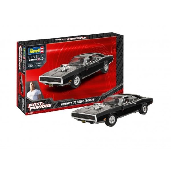 1/25 DOMINIC'S 1970 DODGE CHARGER (FAST AND FURIOUS) (PLASTI 1/25 DOMINIC'S 1970 DODGE CHARGER (FAST AND FURIOUS) (PLASTI