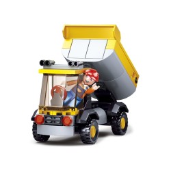 SLM38-B0377A - TOWN CONSTRUCTION SMALL DUMPER TRUCK 87PCS SLM38-B0377A - TOWN CONSTRUCTION SMALL DUMPER TRUCK 87PCS