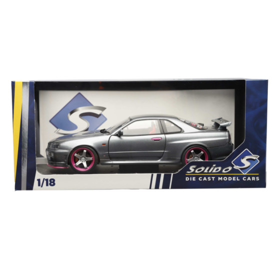 1/18 NISSAN SKYLINE GT-R (BNR34) GREY 1999 S1804310