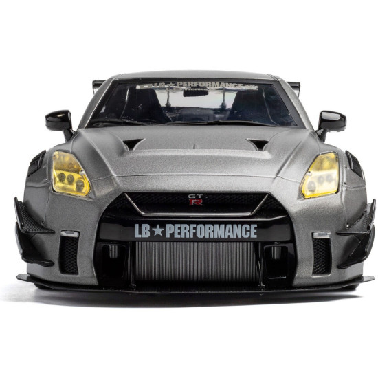 1/18 NISSAN GT-R (R35) W/LIBERTY WALK BODY KIT 2.0 SILVER 2023 S1805815