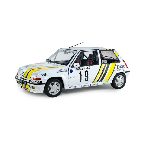 1/18 REANULT 5 GT TURBO MK2 NO.19 OREILLE/THIMONIER RALLYE MONTE CARLO 1989
