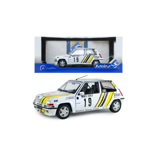 1/18 REANULT 5 GT TURBO MK2 NO.19 OREILLE/THIMONIER RALLYE MONTE CARLO 1989