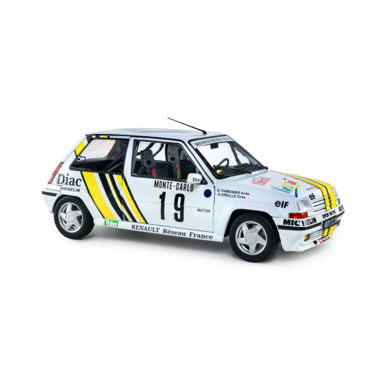 1/18 REANULT 5 GT TURBO MK2 NO.19 OREILLE/THIMONIER RALLYE MONTE CARLO 1989