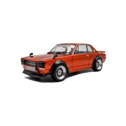 1/18 NISSAN SKYLINE HAKOSUKA SOLIDO WORKS ORANGE METALLIC 1970 S1813003 1/18 NISSAN SKYLINE HAKOSUKA SOLIDO WORKS ORANGE METALLIC 1970 S1813003
