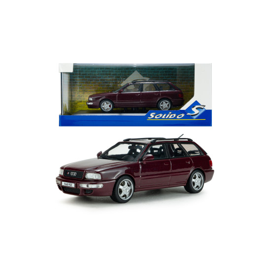 1/43 AUDI AVANT RS2 RUBY RED 1995 DIECAST MODEL S4310110