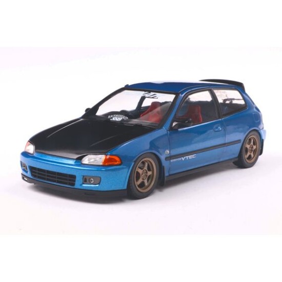 1/18 HONDA CIVIC (EG6) SOLIDO WORKS COBALT BLUE PEARL 1991 1810406