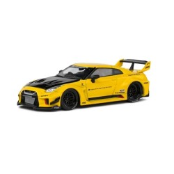 1/43 NISSAN GTR35 LBWK SILHOUETTE YELLOW 2019 4311206 1/43 NISSAN GTR35 LBWK SILHOUETTE YELLOW 2019 4311206