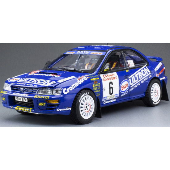 SUNH5603 - 1/18 SUBARU IMPREZA 555 NO.6 LIATTI/ALESSANDRINI WINNER RALLYE SANREMO RALLYE ITALIA 199