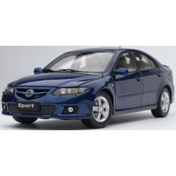 SUNH5891 - 1/18 MAZDA 3 SPORT SONIC BLUE METALLIC