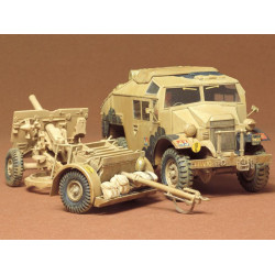 1/35 BRITISH 25 POUNDER AND QUAD TRACTOR (PLASTIC MODEL KIT) 35044 1/35 BRITISH 25 POUNDER AND QUAD TRACTOR (PLASTIC MODEL KIT) 35044