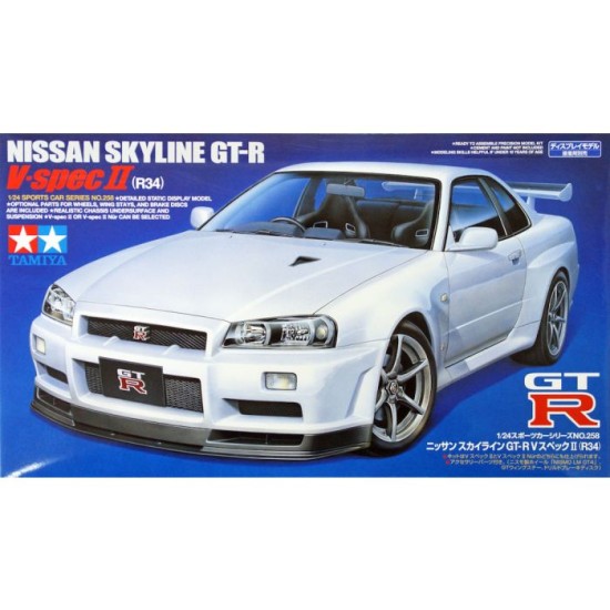 1/24 NISSAN SKYLINE GT-R V SPEC II PLASTIC KIT 24258