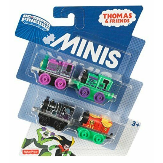 THOMAS MINIS DC HEROES THEMED 4 PACK ROBIN & RIDDLER