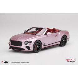 TS0289 - 1/18 BENTLEY CONTINENTAL GT CONVERTIBLE PASSION PINK