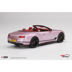 TS0289 - 1/18 BENTLEY CONTINENTAL GT CONVERTIBLE PASSION PINK