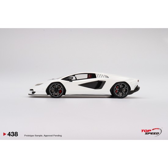 1/18 LAMBORGHINI COUNTACH LPI 800-4 BIANCO SIDERALE TS0438