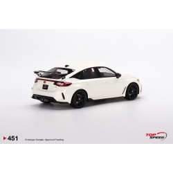 1/18 HONDA CIVIC TYPE R CHAMPIONSHIP WHITE (RHD) 2023 1/18 HONDA CIVIC TYPE R CHAMPIONSHIP WHITE (RHD) 2023