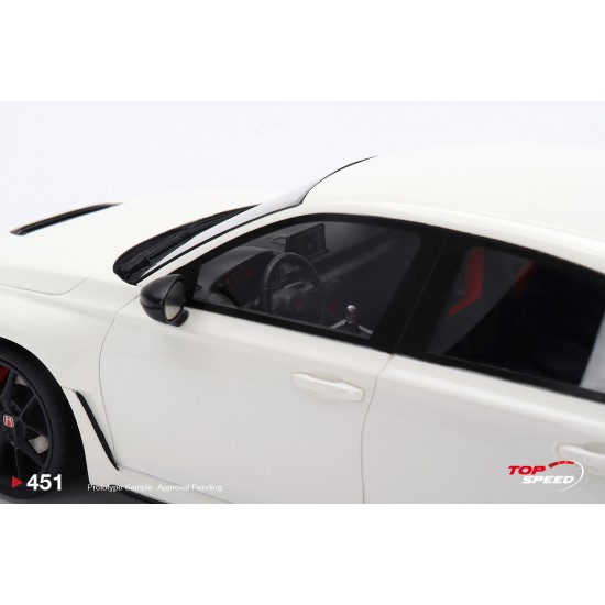 1/18 HONDA CIVIC TYPE R CHAMPIONSHIP WHITE (RHD) 2023