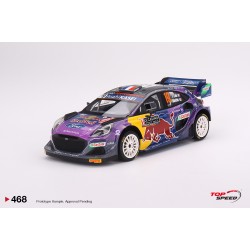 1/18 FORD PUMA RALLY1 NO.19 M-SPORT FORD WRT 2022 MONTE CARLO WINNER TS0468