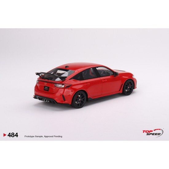 1/18 HONDA CIVIC TYPE R RALLYE RED (RHD) 2023 TS0484