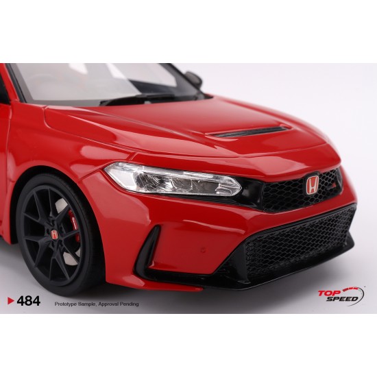 1/18 HONDA CIVIC TYPE R RALLYE RED (RHD) 2023 TS0484