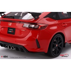 1/18 HONDA CIVIC TYPE R RALLYE RED (RHD) 2023 TS0484 1/18 HONDA CIVIC TYPE R RALLYE RED (RHD) 2023 TS0484