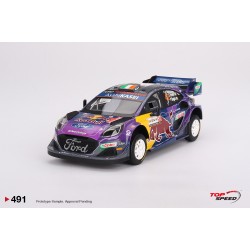1/18 FORD PUMA RALLY1 NO.42 M-SPORT WRT 2022 RALLY ITALIA SARDEGNA 2ND TS0491