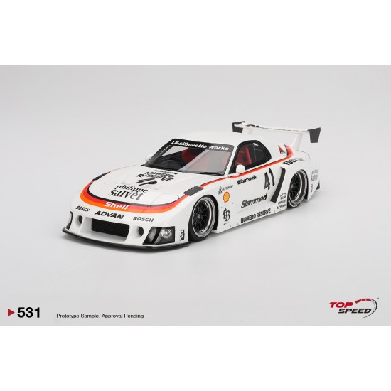 1/18 MAZDA RX-7 LB-SUPER SILHOUETTE NO.41 NUMERO RESERVE