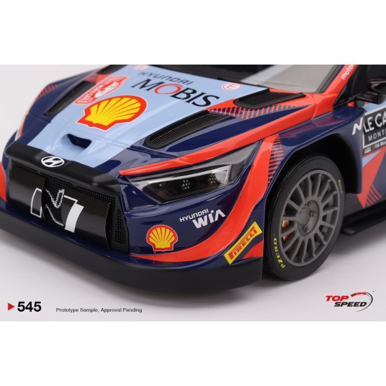 1/18 HYUNDAI I20 N RALLY1 HYBRID NO.11 2023 RALLY MONTE CARLO 3RD PLACE TS0545