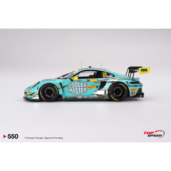 1/18 PORSCHE 911 GT3 R NO.28 HUBAUTO RACING 2023 FIA GT WORLD CUP 70TH MACAU GRAND PRIX