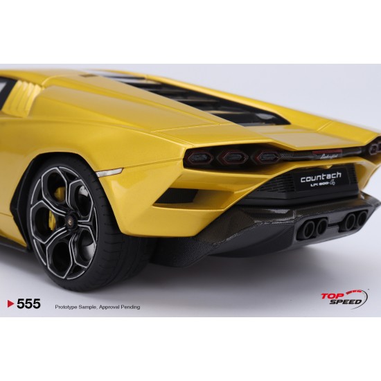 TS0555 - 1/18 LAMBORGHINI COUNTACH LPI 800-4 NEW GIALLO ORION