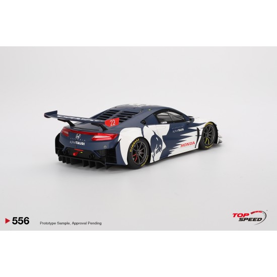 1/18 HONDA NSX GT3 EVO ALPHATAURI YUKI TSUNODA 2023 RED BULL NURBURGRING TS0556