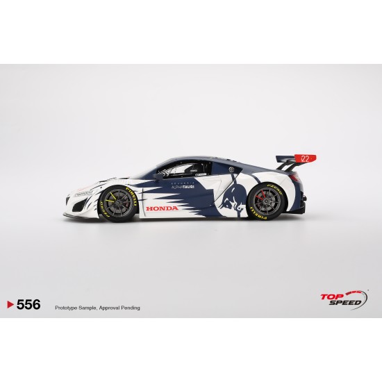 1/18 HONDA NSX GT3 EVO ALPHATAURI YUKI TSUNODA 2023 RED BULL NURBURGRING TS0556