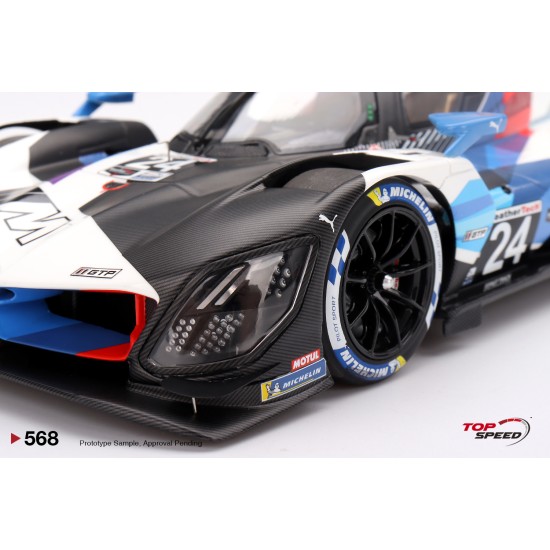 1/18 BMW M HYBRID V8 GTP NO.24 BMW M TEAM RLL 2024 IMSA DAYTONA 24 HRS