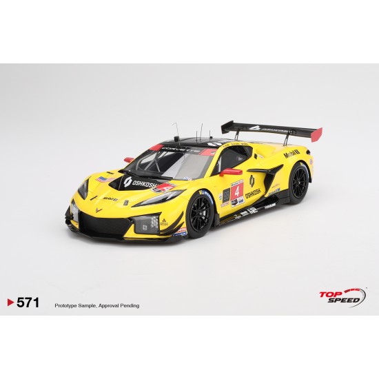 1/18 CHEVROLET CORVETTE Z06 GT3.R NO.4 CORVETTE RACING BY PRATT MILLER MOTORSPORTS 2024 IMSA DAYTONA 24 HRS