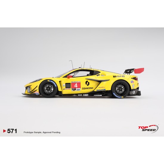 1/18 CHEVROLET CORVETTE Z06 GT3.R NO.4 CORVETTE RACING BY PRATT MILLER MOTORSPORTS 2024 IMSA DAYTONA 24 HRS