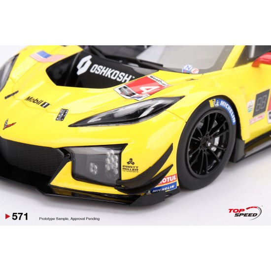 1/18 CHEVROLET CORVETTE Z06 GT3.R NO.4 CORVETTE RACING BY PRATT MILLER MOTORSPORTS 2024 IMSA DAYTONA 24 HRS