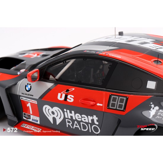 1/18 BMW M4 GT3 NO.1 PAUL MILLER RACING IMSA 2024 SEBRING 12 HRS