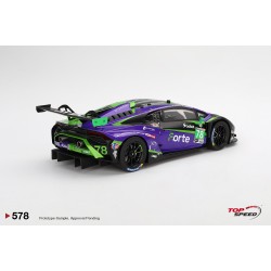 1/18 LAMBORGHINI HURACAN GT3 EVO2 NO.78 FORTE RACING 2024 IMSA DAYTONA TS0578
