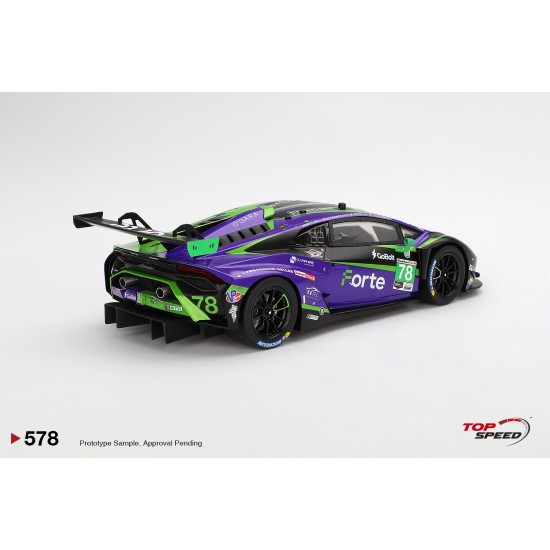 1/18 LAMBORGHINI HURACAN GT3 EVO2 NO.78 FORTE RACING 2024 IMSA DAYTONA 24 HRS